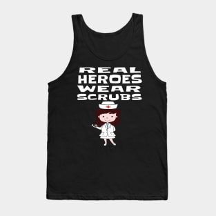 REAL HEROES WEAR SCRUBS Tank Top